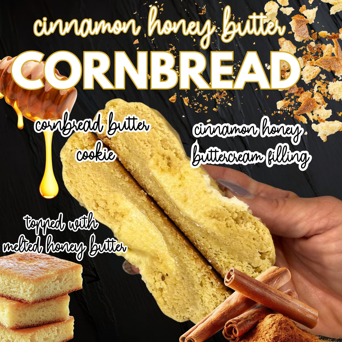 Cinnamon Honey Butter Cornbread PREORDER